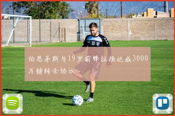 伯恩茅斯与19岁前锋拉扬达成3000万镑转会协议